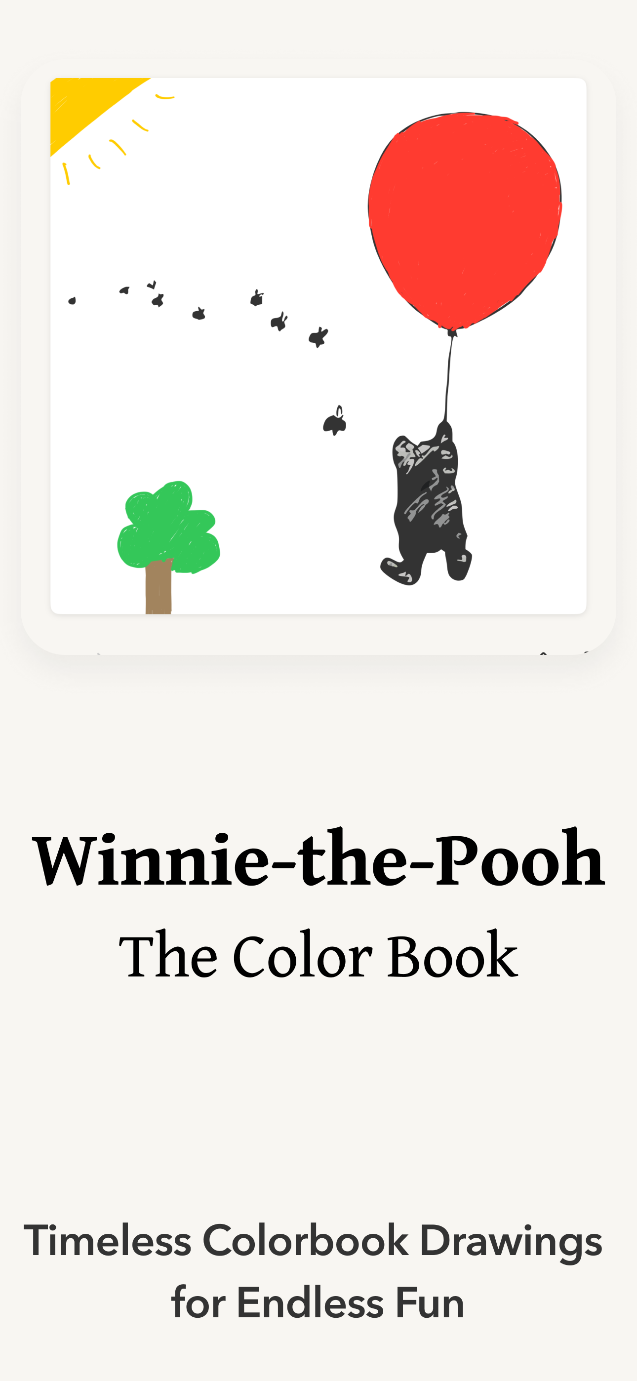 Winnie-the-Pooh Coloring Book screenshot 1